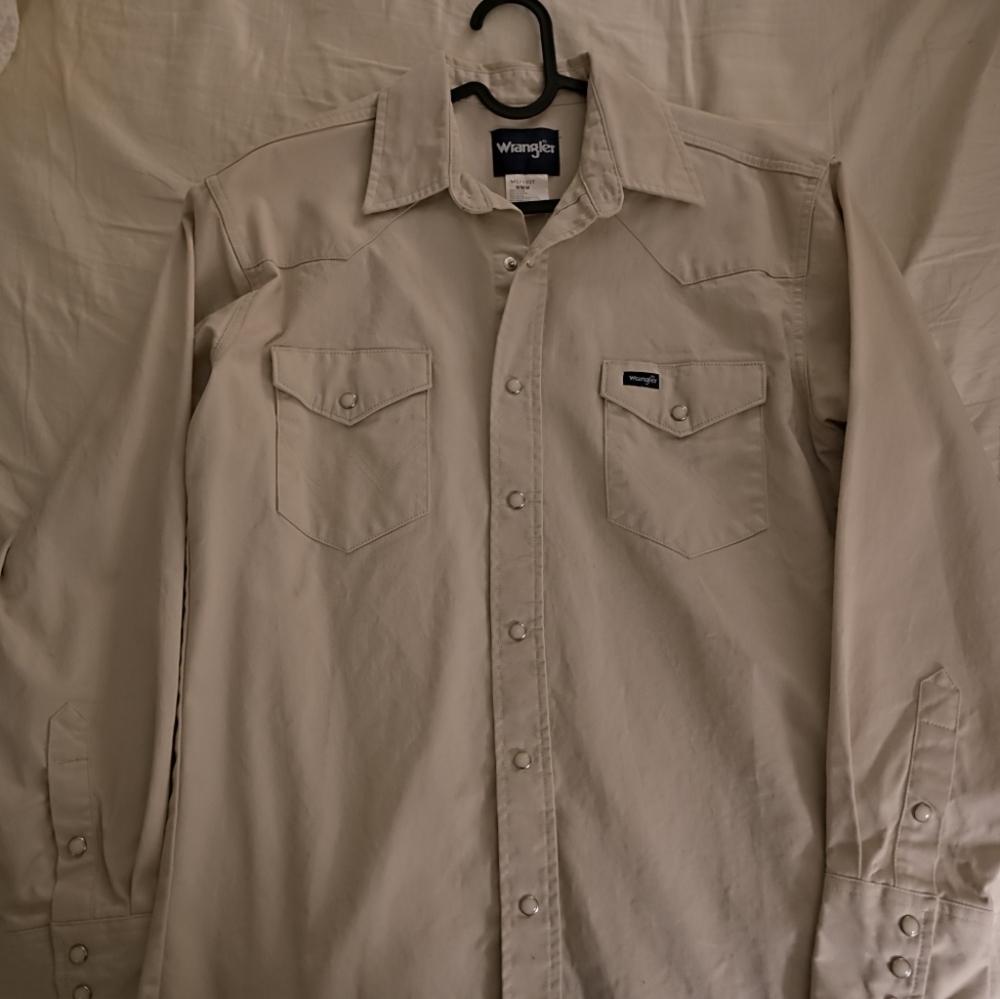 Wrangler Western Work Shirt- Size M